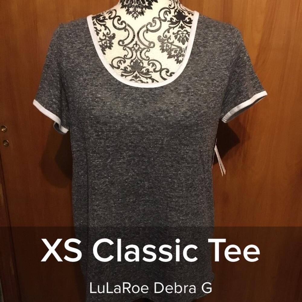 LuLaRoe Grey XS Classic Tee